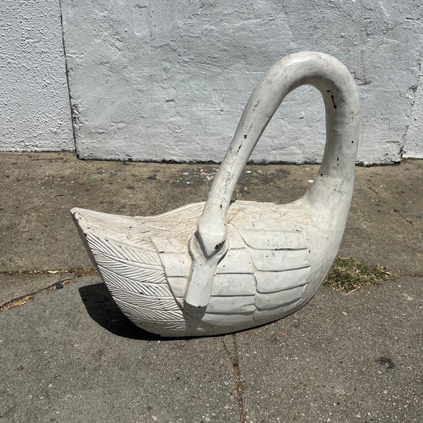 Vintage Wooden Swan styling object CANDID HOME   