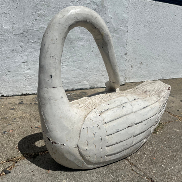 Vintage Wooden Swan styling object CANDID HOME   