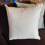 Checkerboard Cotton + Linen Pillows - Price for Each Pillows CANDID HOME