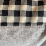 Checkerboard Cotton + Linen Pillows - Price for Each Pillows CANDID HOME
