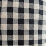 Checkerboard Cotton + Linen Pillows - Price for Each Pillows CANDID HOME