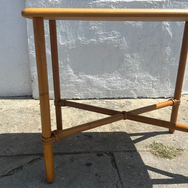 Vintage Heywood Wakefield Bamboo Side Table Side Table CANDID HOME   