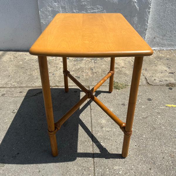 Vintage Heywood Wakefield Bamboo Side Table Side Table CANDID HOME   