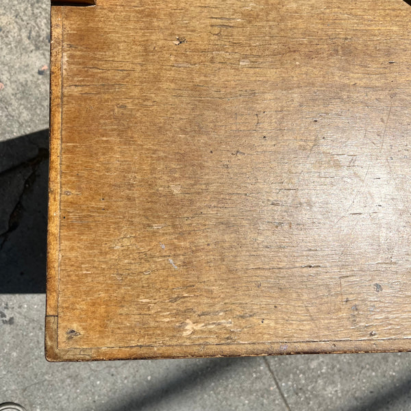 Vintage Oak Wooden Bar Stool stools CANDID HOME   