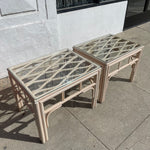 1970's Coastal Wooden Side Tables - 1 Available Side Table CANDID HOME