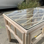 1970's Coastal Wooden Side Tables - 1 Available Side Table CANDID HOME