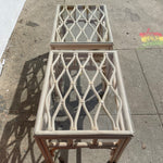 1970's Coastal Wooden Side Tables - 1 Available Side Table CANDID HOME