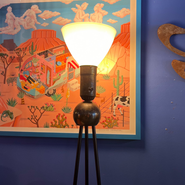 1960's Atomic Tripod Floor Lamp Lamps CANDID HOME   