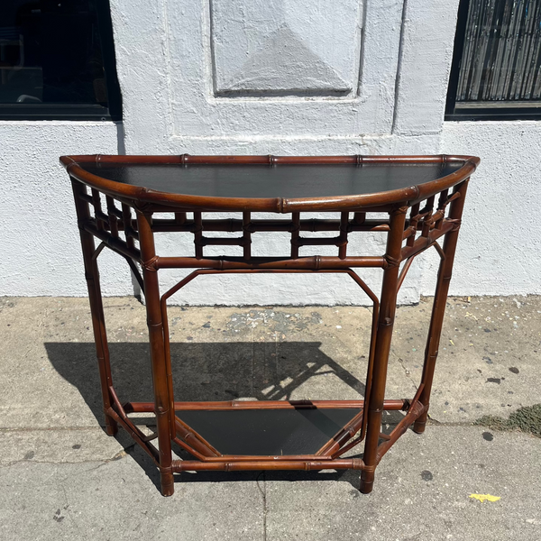 Vintage Bamboo Console Table Console Table CANDID HOME   