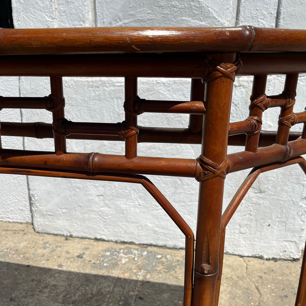 Vintage Bamboo Console Table Console Table CANDID HOME   