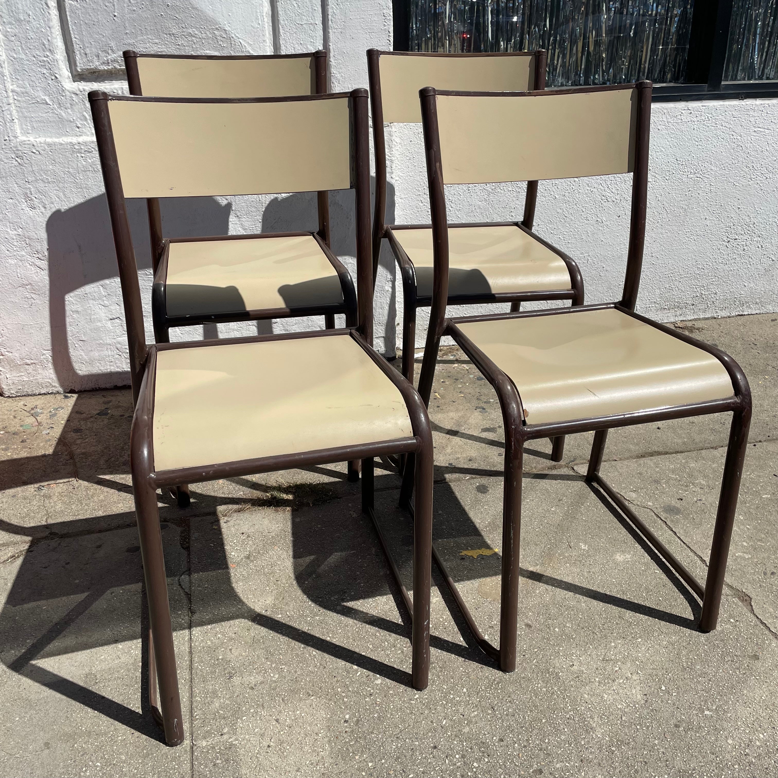 1970's French School Chairs - 1 Available Chairs CANDID HOME