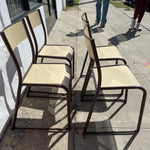 1970's French School Chairs - 1 Available Chairs CANDID HOME