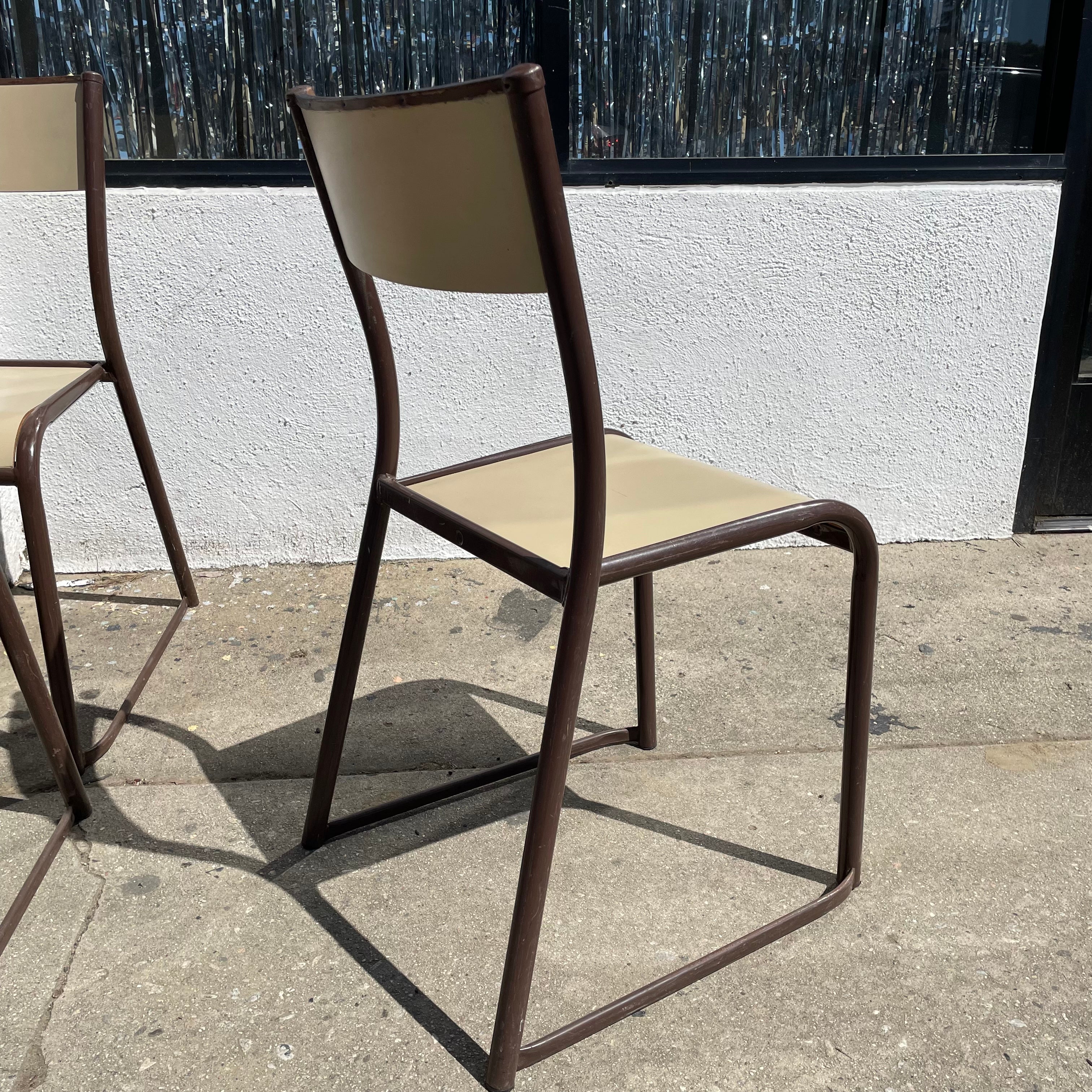 1970's French School Chairs - 1 Available Chairs CANDID HOME
