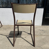 1970's French School Chairs - 1 Available Chairs CANDID HOME
