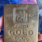 Vintage Brass Banque Royale Paperweight paperweight CANDID HOME