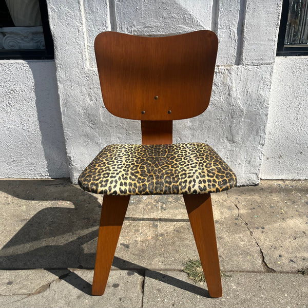 Vintage Leopard Bentwood Chair Chairs CANDID HOME   