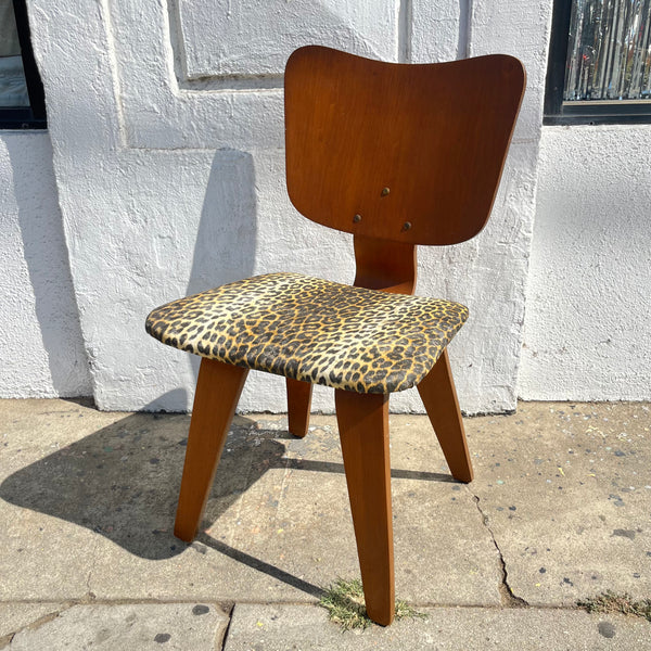 Vintage Leopard Bentwood Chair Chairs CANDID HOME   