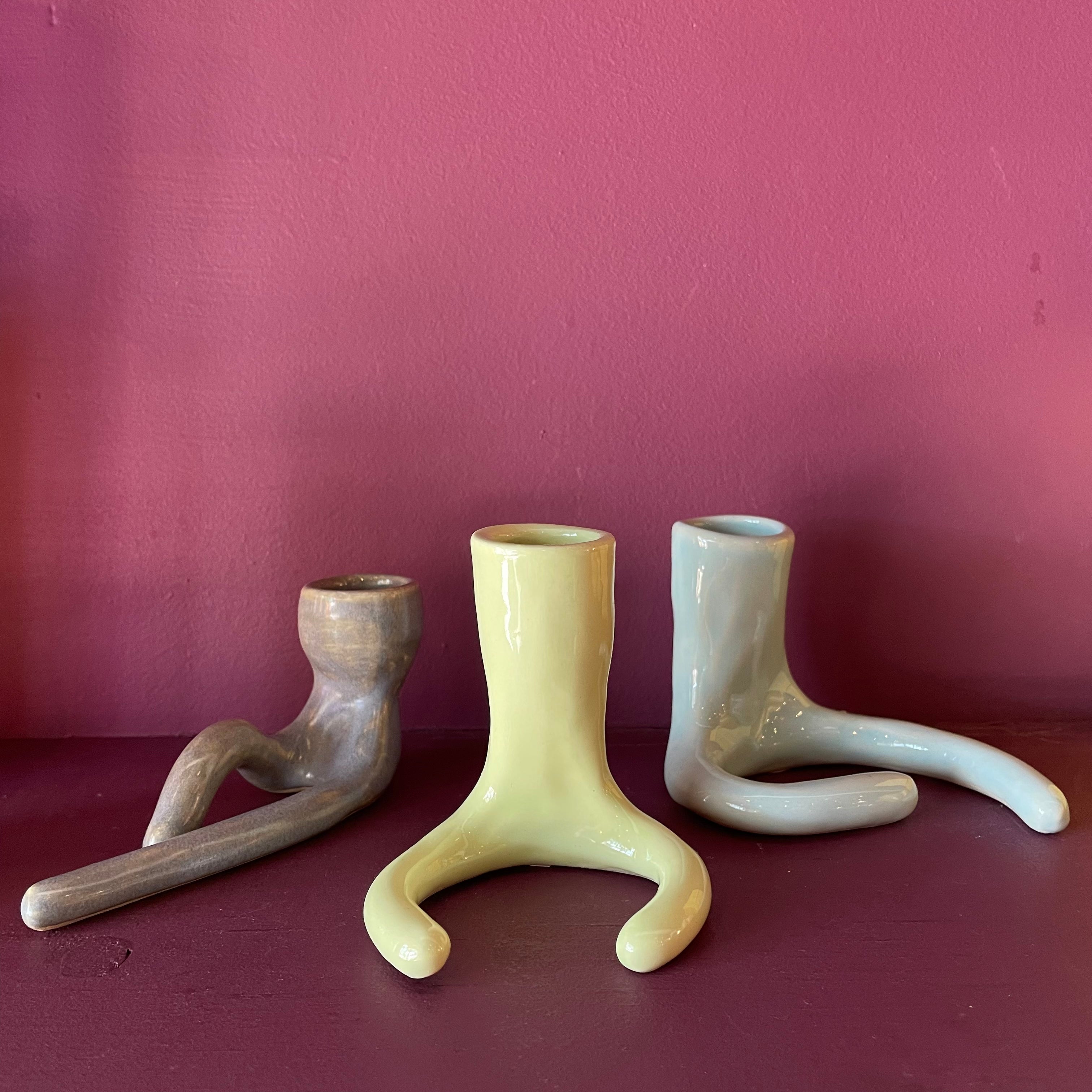 Companion Candlesticks by Lulupots candleholder Lulupots