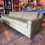 Mid-century Green Tweed Loveseat - 56" L Sofa CANDID HOME