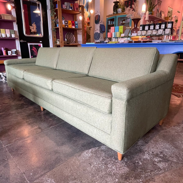 Mid-century Matching Tweed Sofa + Loveseat Sofa CANDID HOME