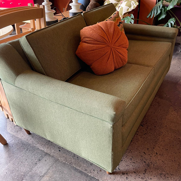Mid-century Matching Tweed Sofa + Loveseat Sofa CANDID HOME