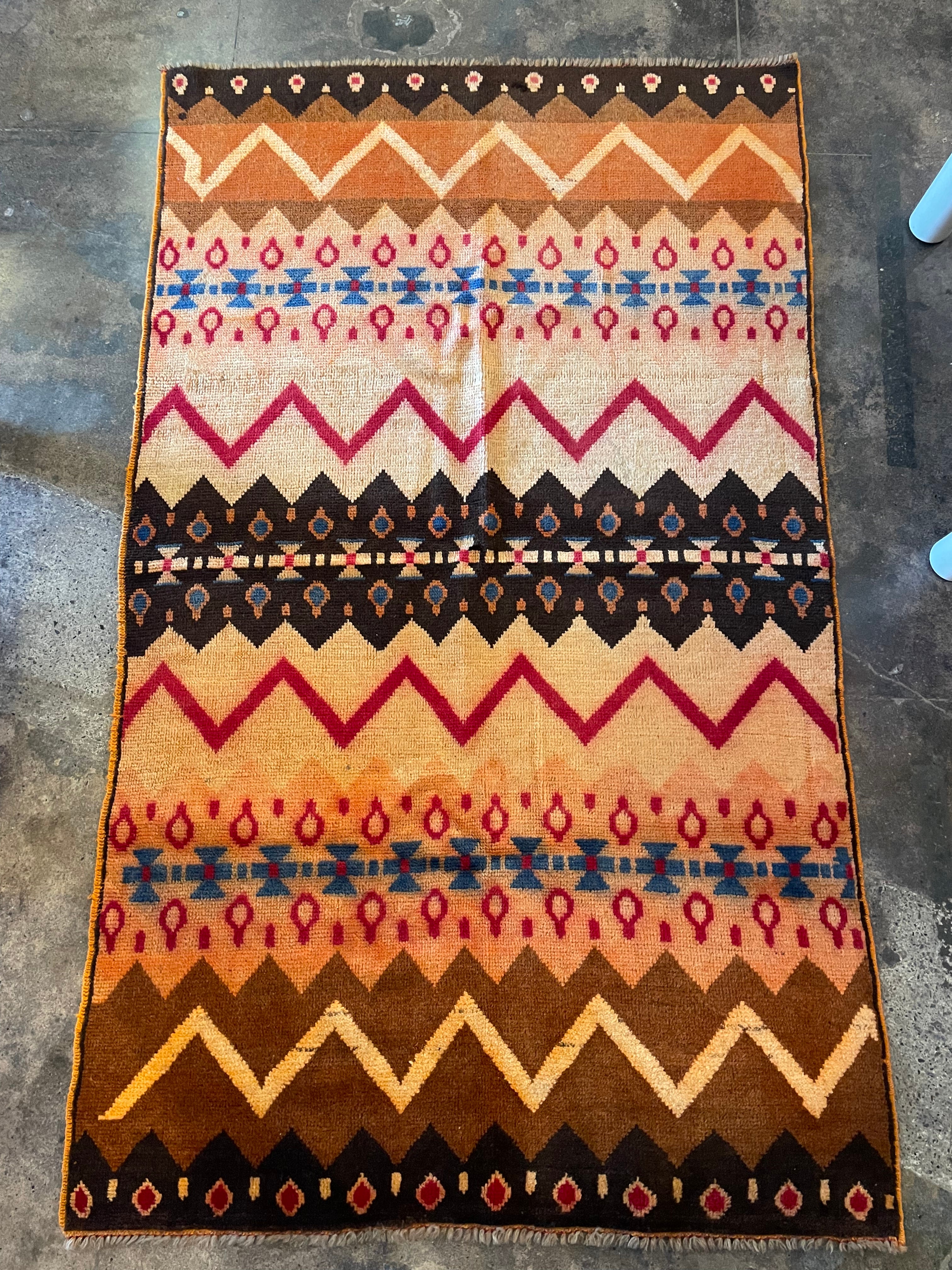 3'10" x 6'4" Vintage Turkish Rug Rugs CANDID HOME