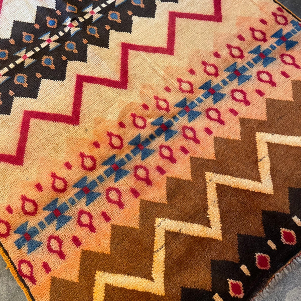 3'10" x 6'4" Vintage Turkish Rug Rugs CANDID HOME