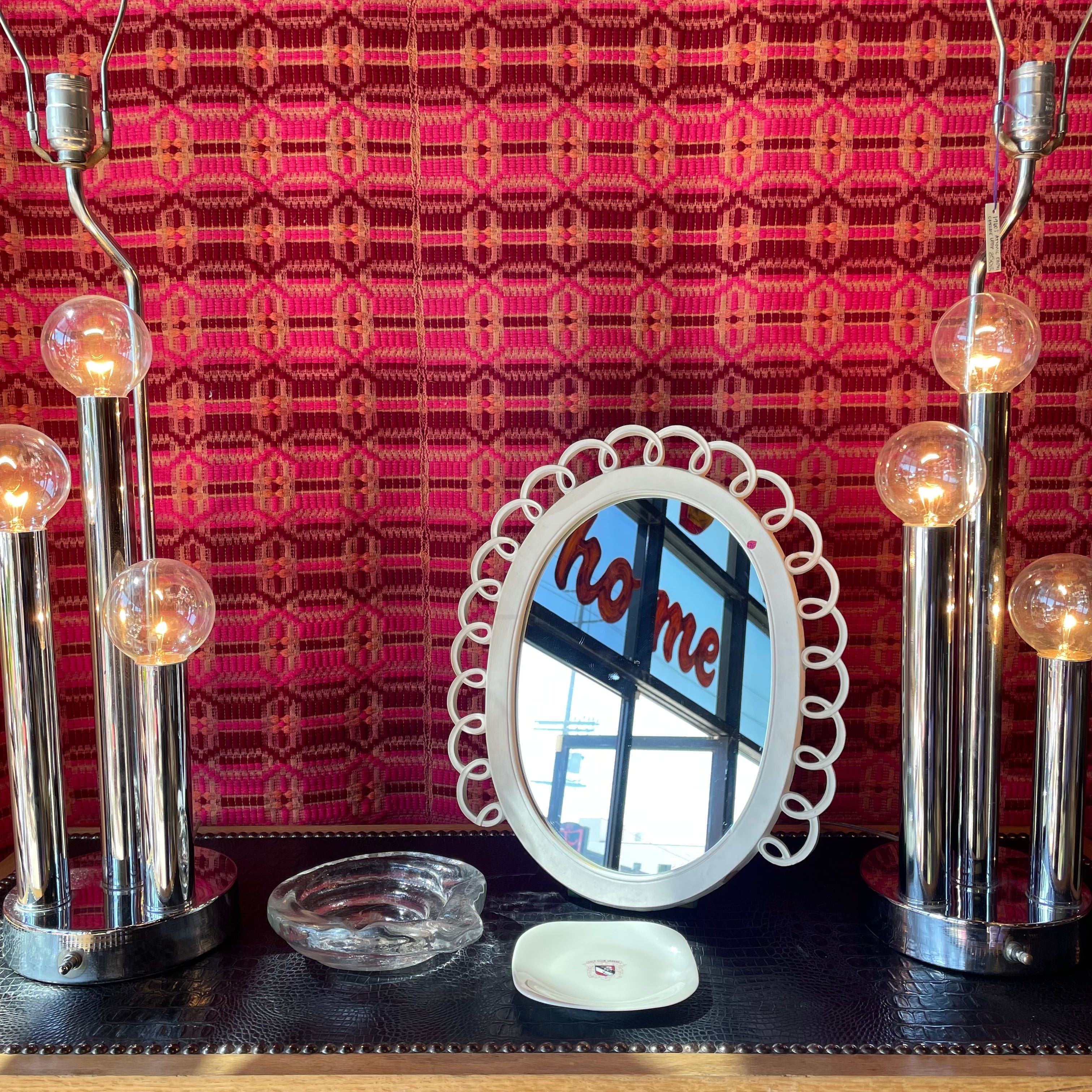 1940's Antique Wooden Tabletop Mirror mirror CANDID HOME