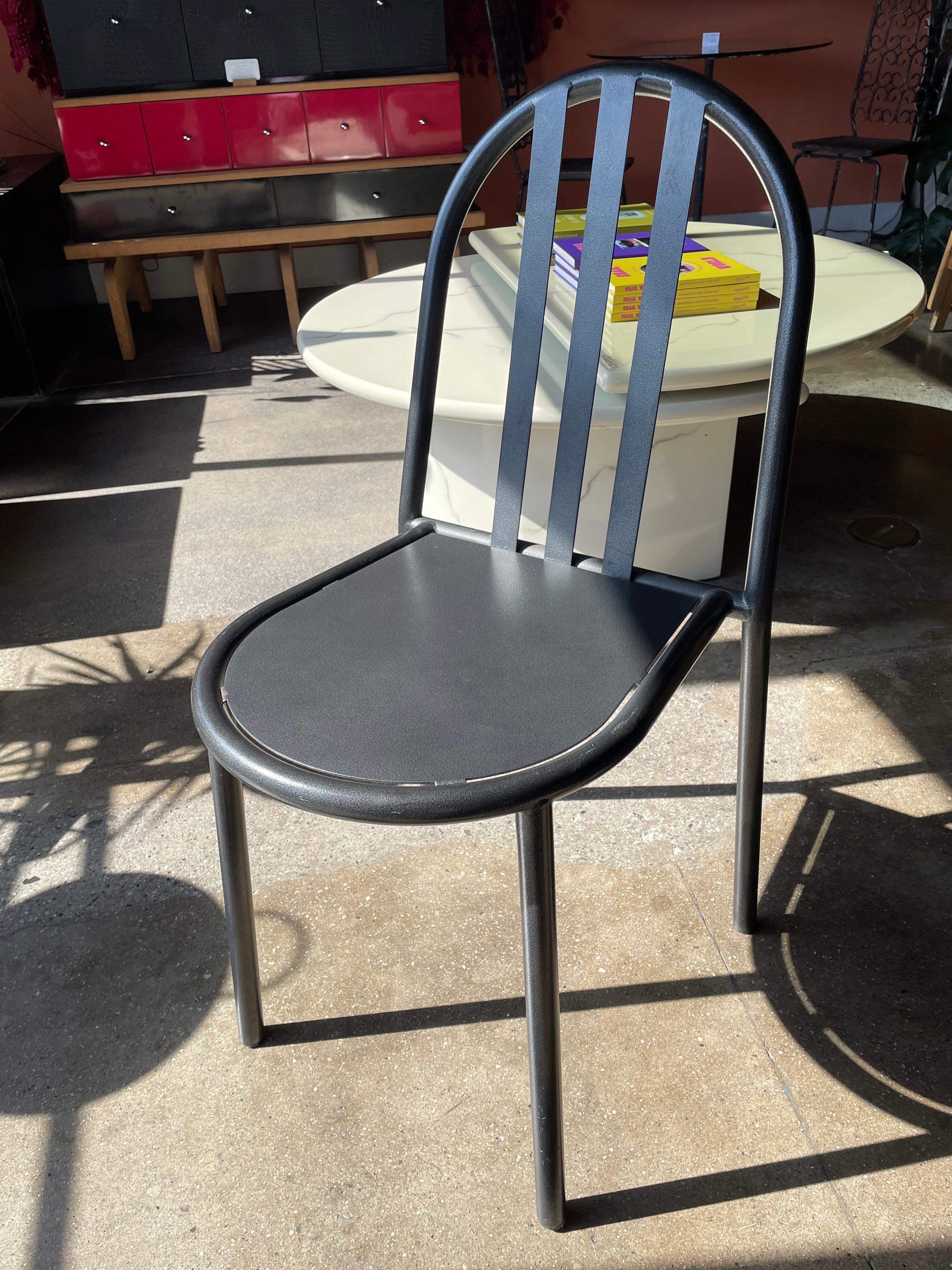 80's Stackable Metal Chairs by Robert Mallet Stevens - Price for Each Chairs CANDID HOME