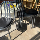 80's Stackable Metal Chairs by Robert Mallet Stevens - Price for Each Chairs CANDID HOME