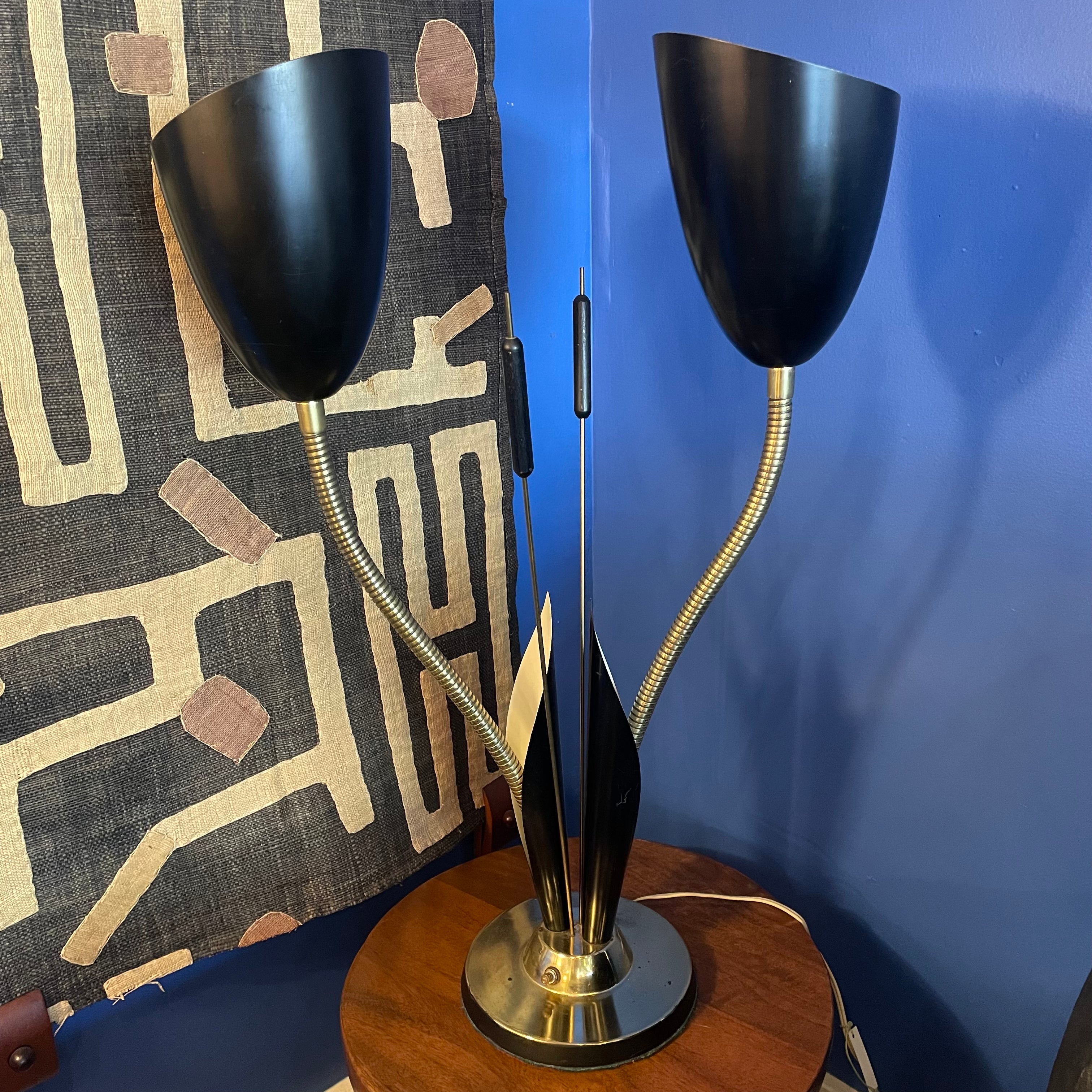 Vintage Gooseneck Calla Lily Lamp lamp CANDID HOME