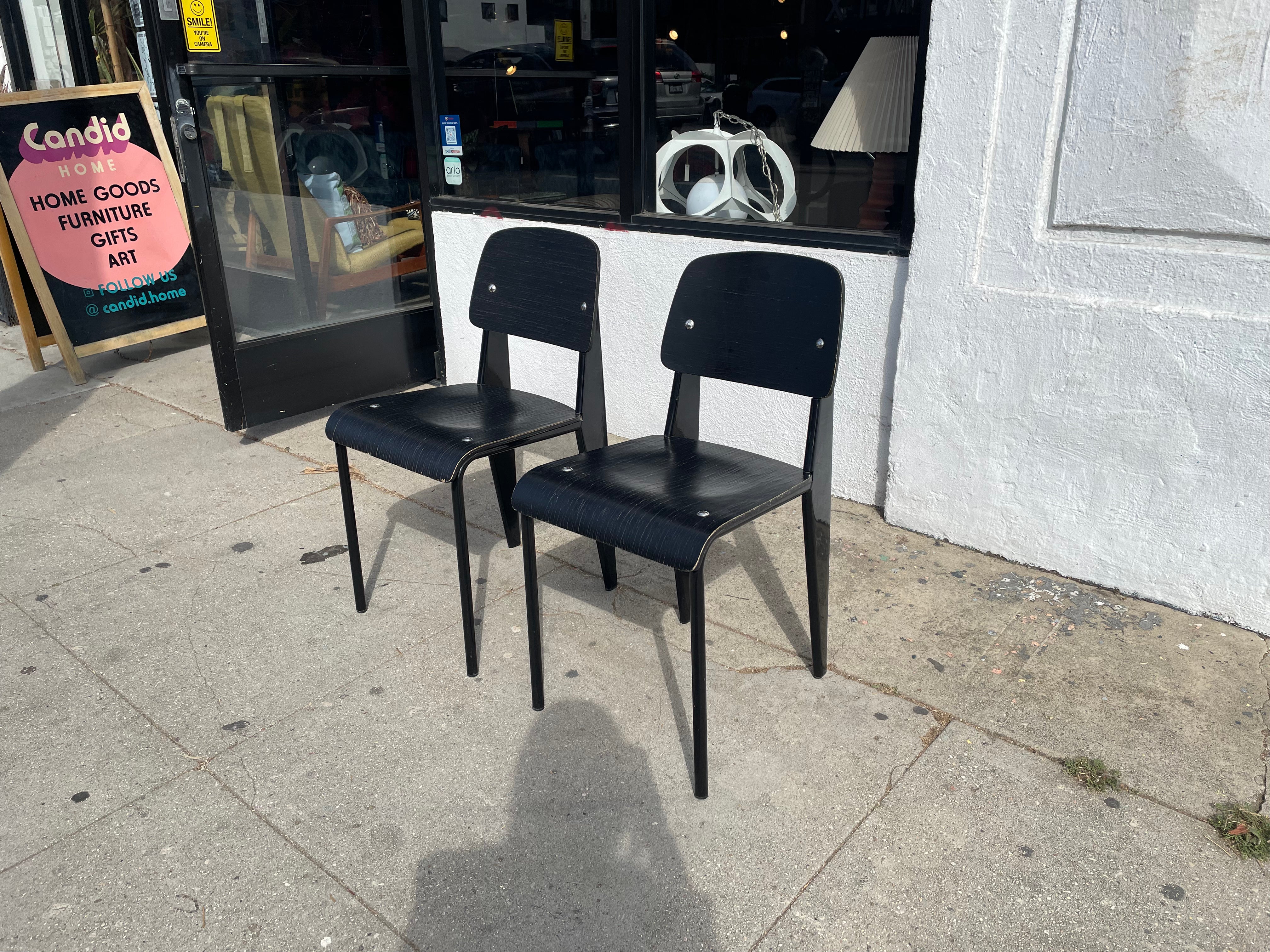 Mid-centruy Vitra Standard Chairs by Jean Prouvé - Price Per Chair Chairs CANDID HOME