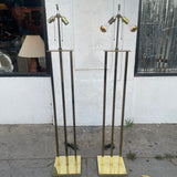 Vintage Art Deco Brass Floor Lamps lamp CANDID HOME