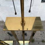 Vintage Art Deco Brass Floor Lamps lamp CANDID HOME