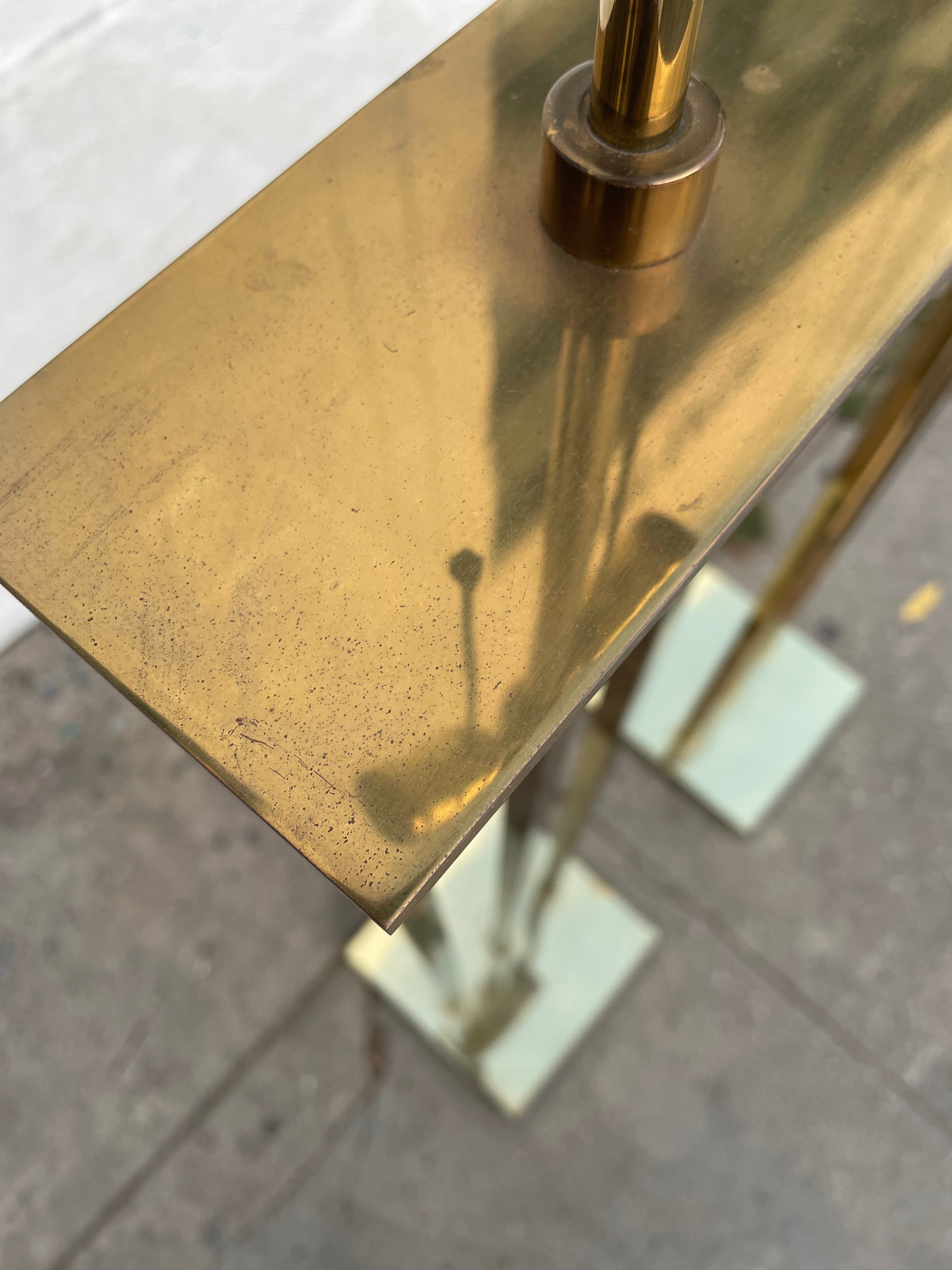 Vintage Art Deco Brass Floor Lamps lamp CANDID HOME