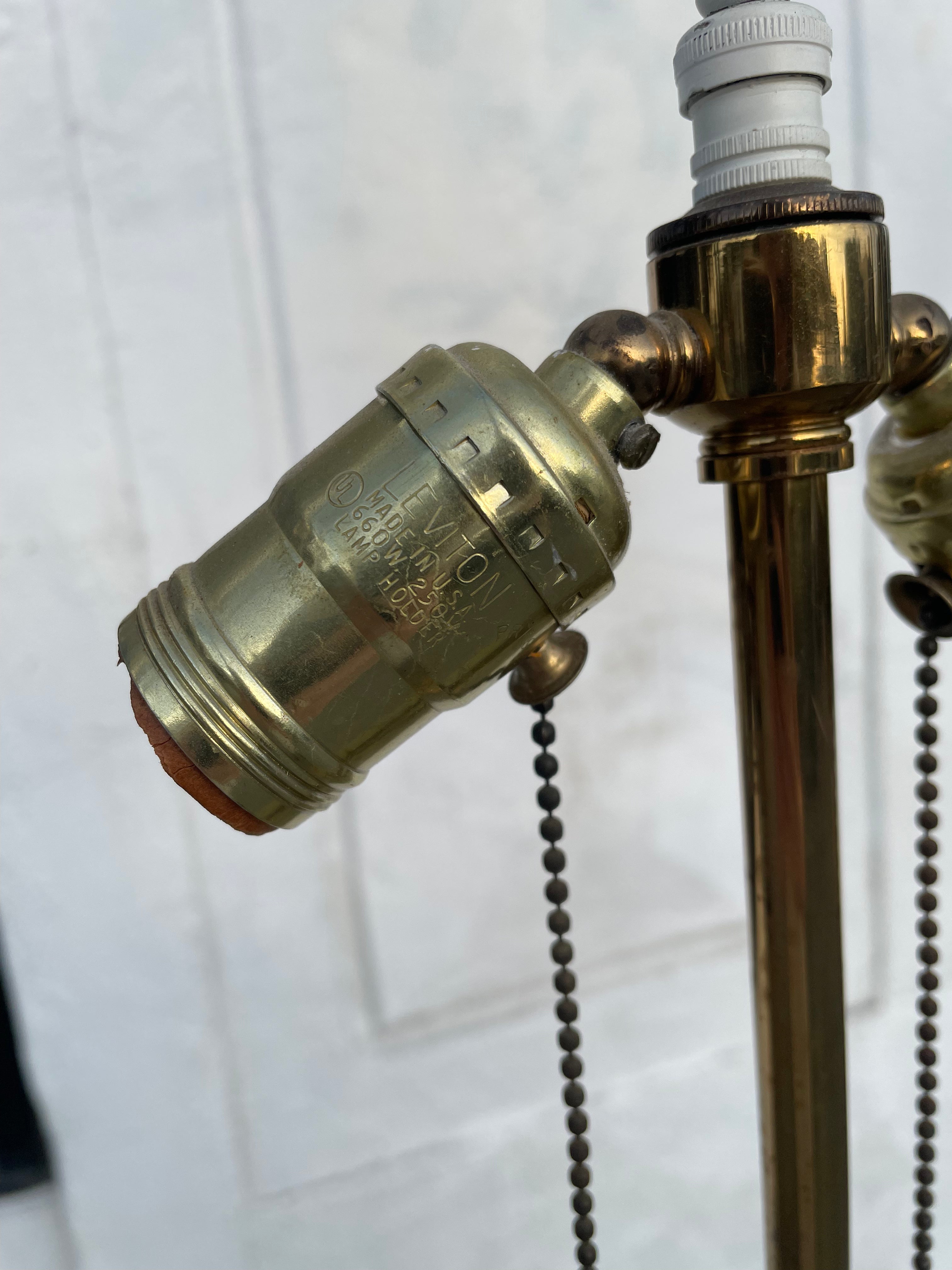 Vintage Art Deco Brass Floor Lamps lamp CANDID HOME