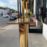 Vintage Art Deco Brass Floor Lamps lamp CANDID HOME