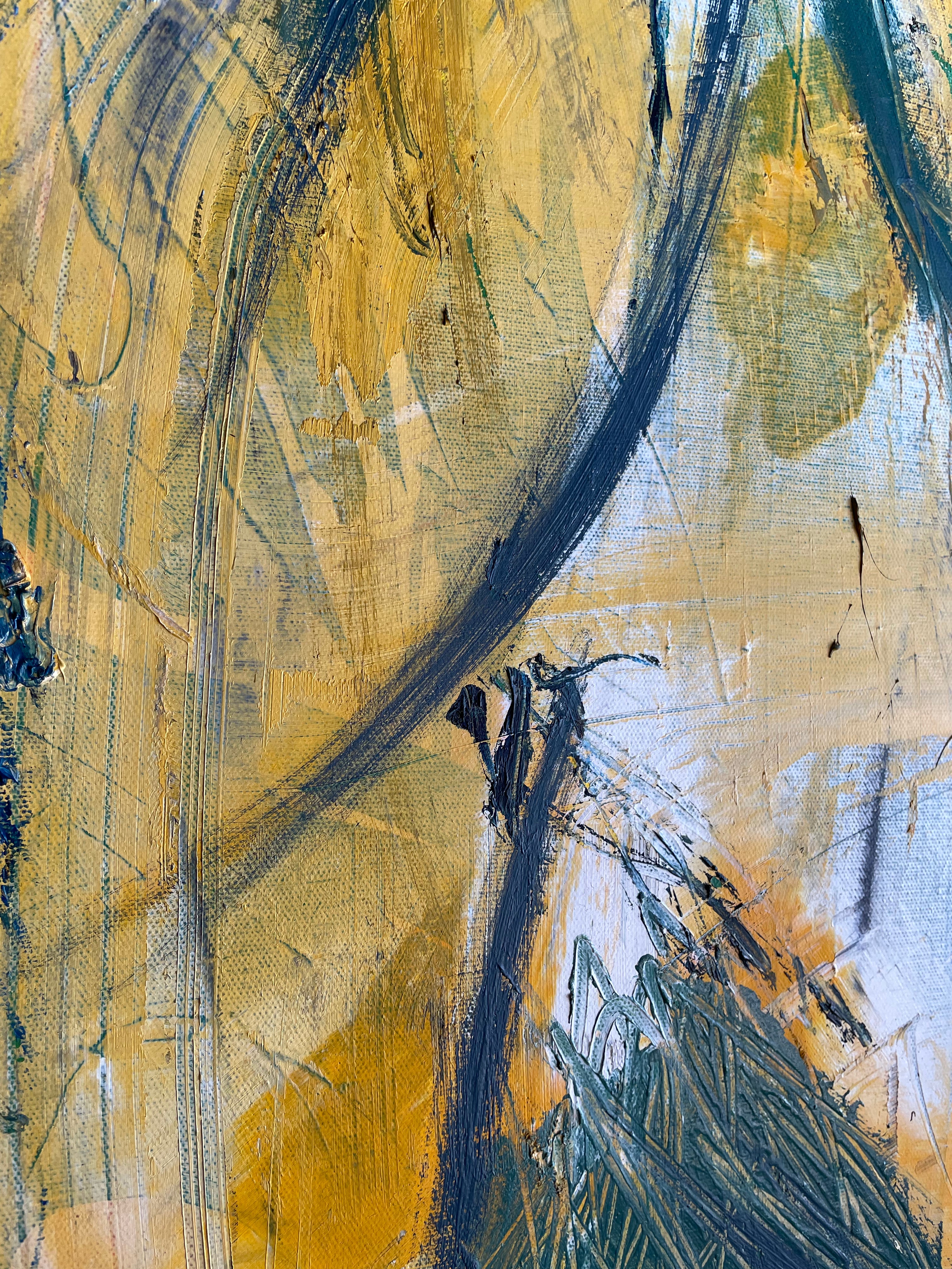 "Flight" - 30" x 40" Oversized Abstract Painting by Dawn Leahy Art dawn leahy