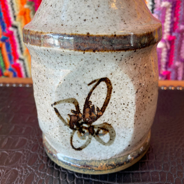1970's Vintage Japanese Stoneware Vase Vase CANDID HOME
