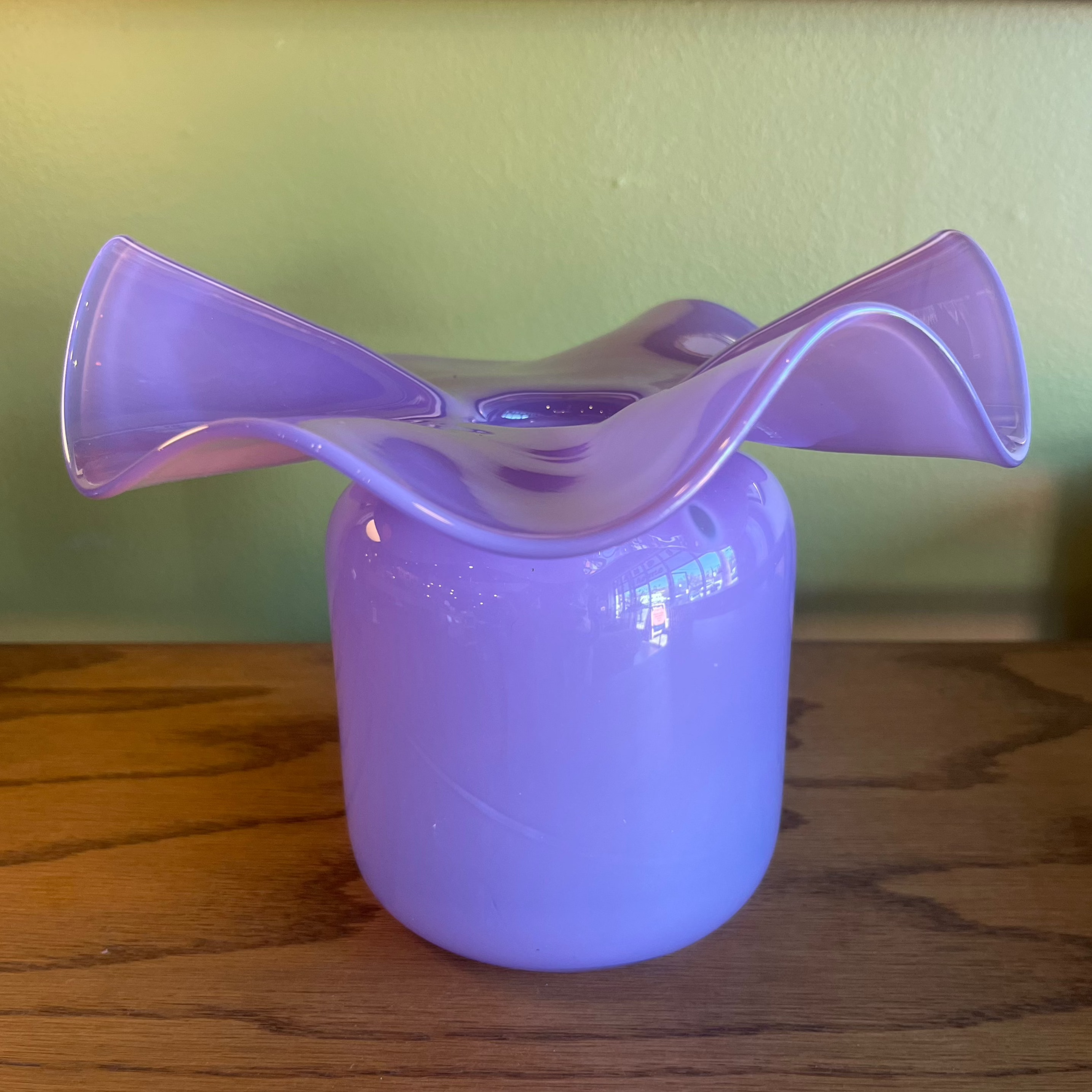 Ruffle Bud Vases by Terra Glassworks Vases Terra Glassworks Large Lilac