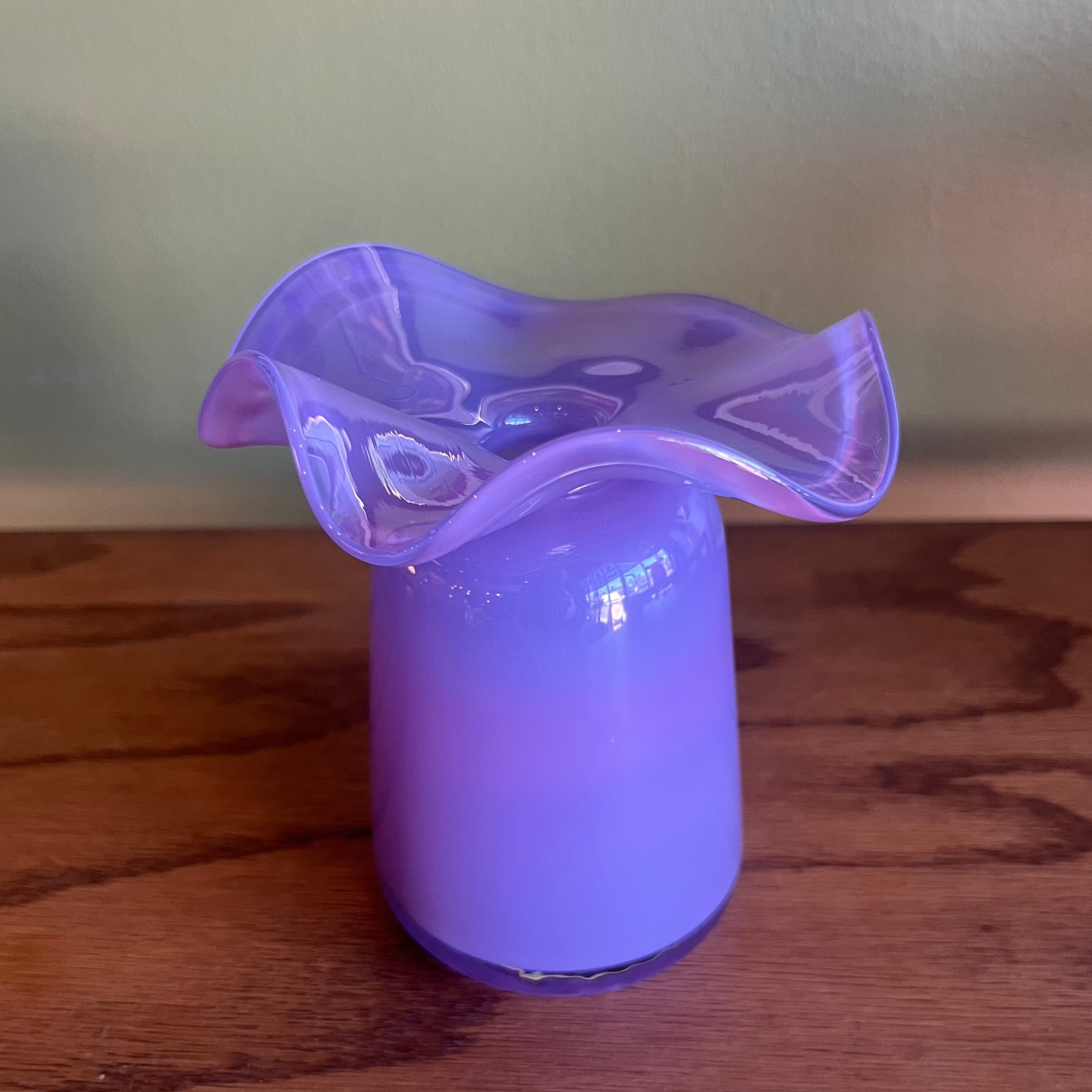 Ruffle Bud Vases by Terra Glassworks Vases Terra Glassworks Small Light Lilac