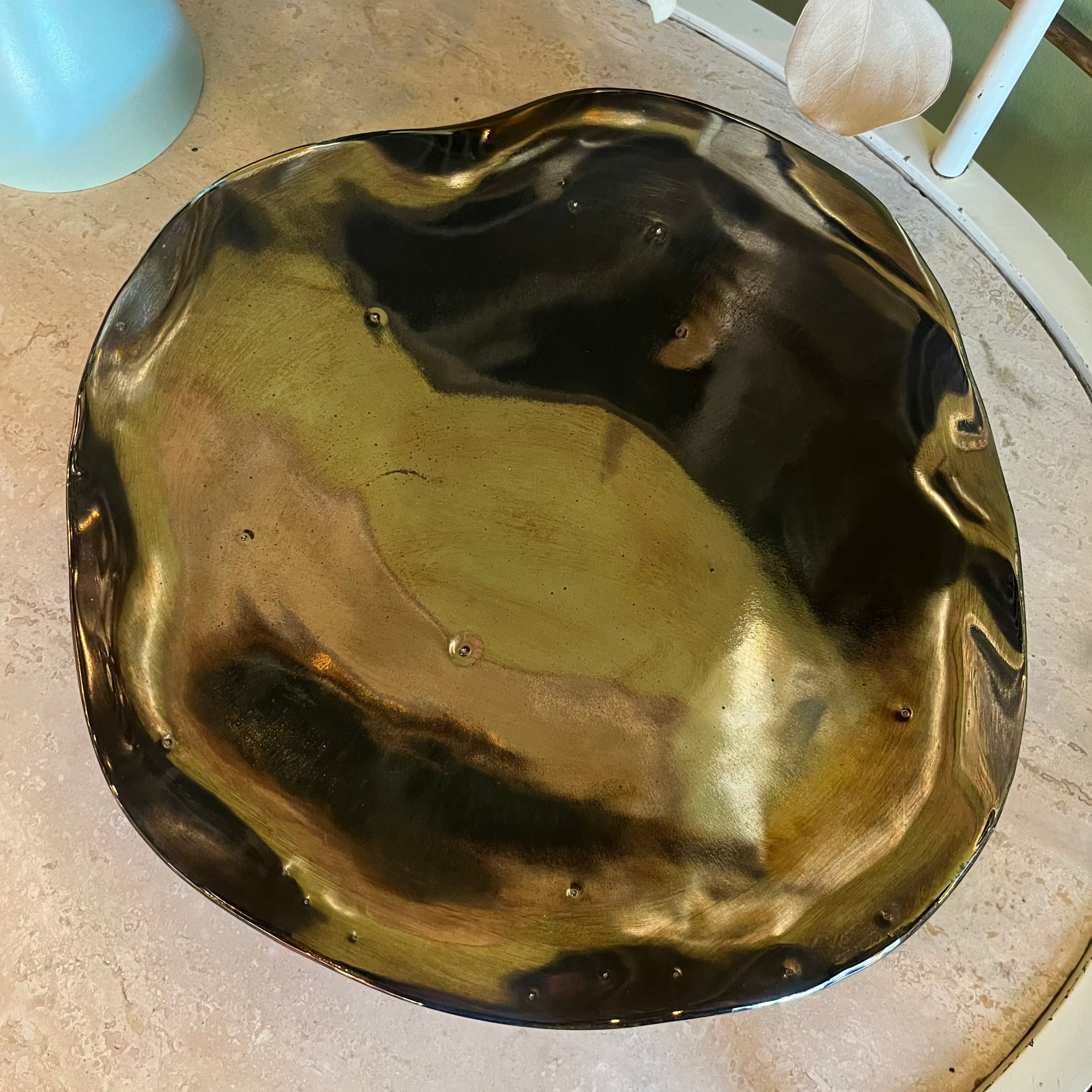 Metallic Ceramic Cake Stand by Lulupots Decorative Trays CANDID HOME