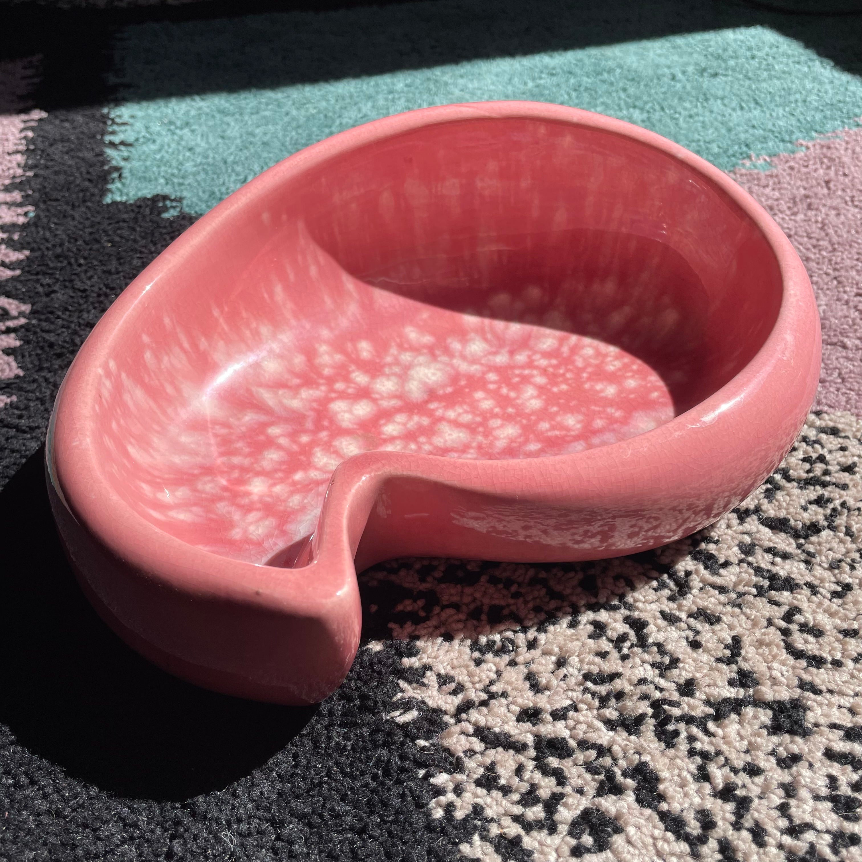 1950's Vintage Gilner Pottery Oversized Dish bowl CANDID HOME