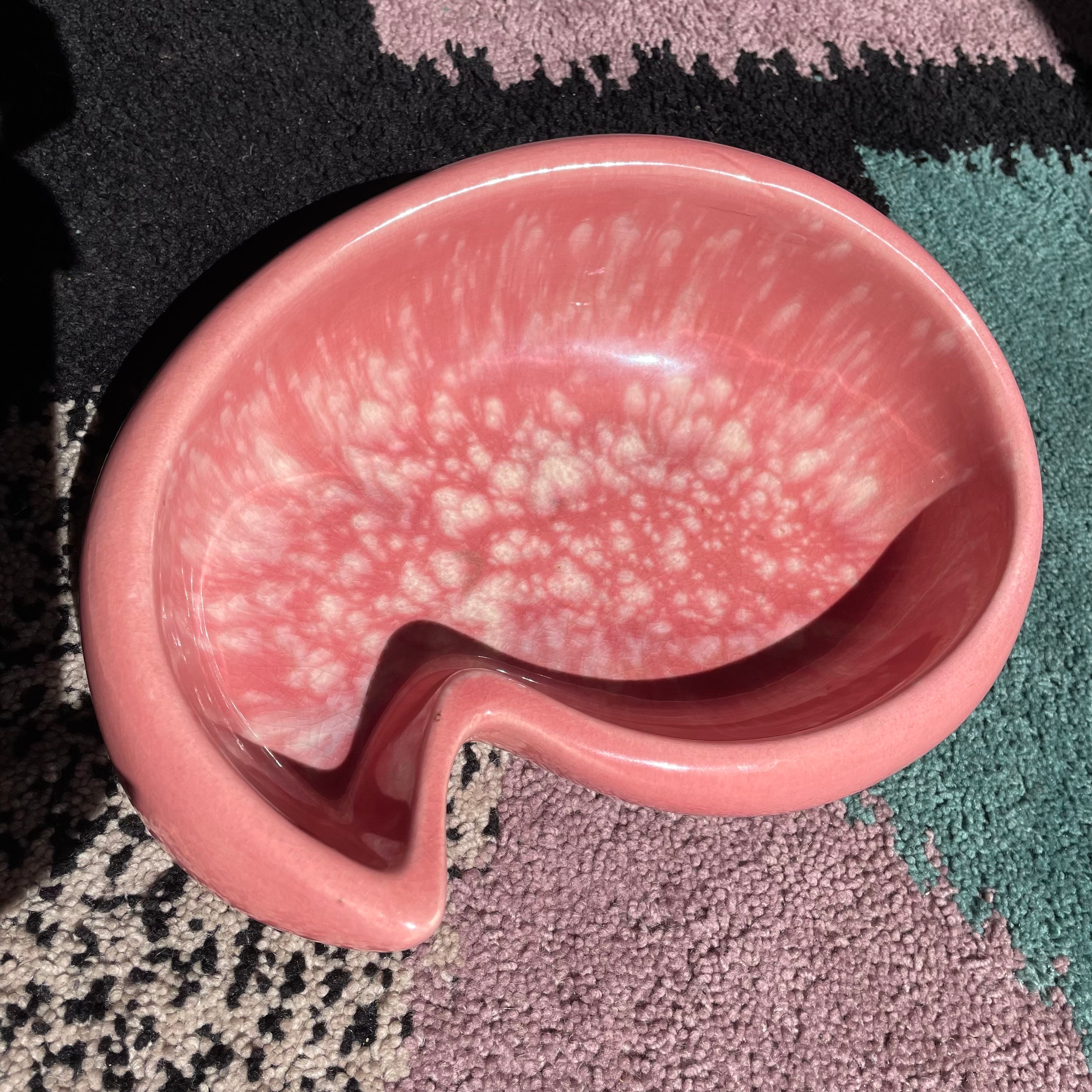 1950's Vintage Gilner Pottery Oversized Dish bowl CANDID HOME