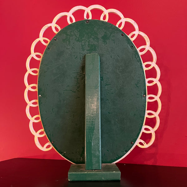 1940's Antique Wooden Tabletop Mirror mirror CANDID HOME