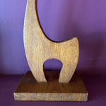 1970's Wooden Giraffe Sculpture styling object CANDID HOME