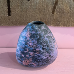 Vintage Raku Ceramic Vases Vases CANDID HOME Tall - Pink/Purple