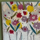 1970's Swedish Floral Tapestry - 22" x 34" tapestry CANDID HOME
