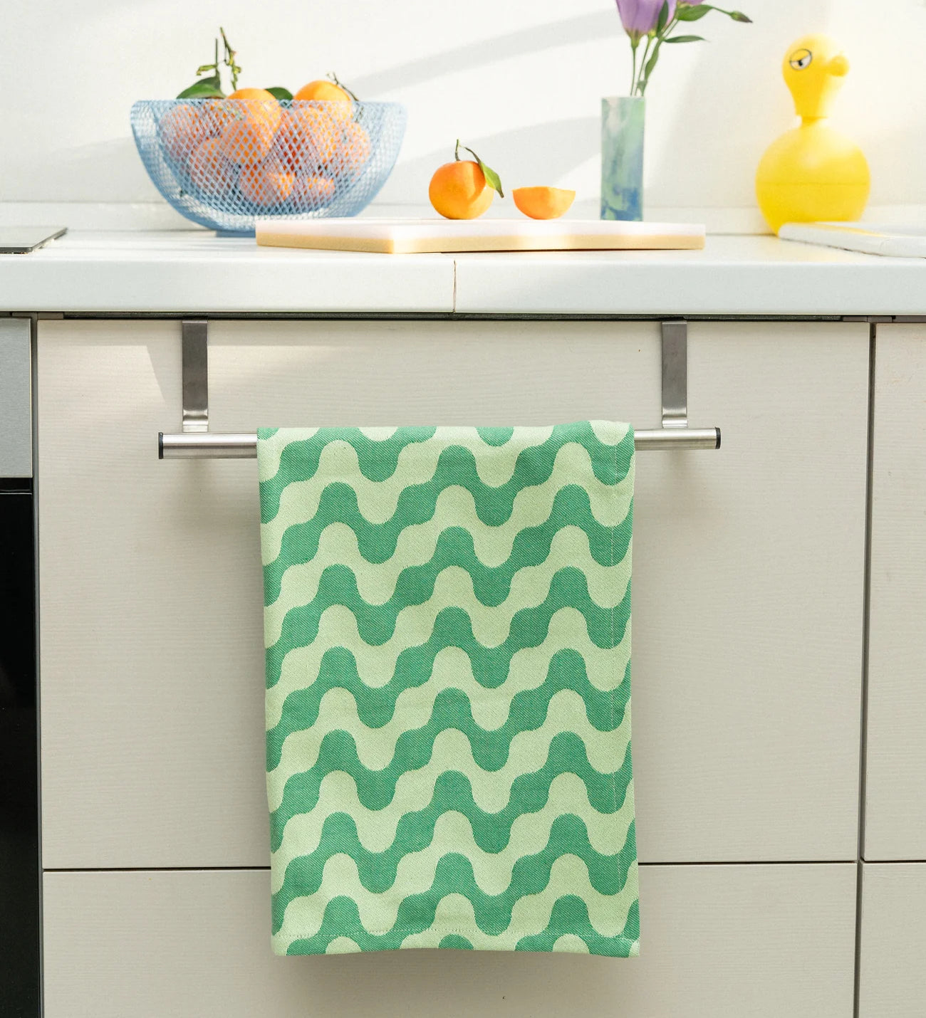 Abstract Tea Towel by Tarta Gelatina