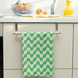 Abstract Tea Towel by Tarta Gelatina tea towel TARTA GELATINA Green